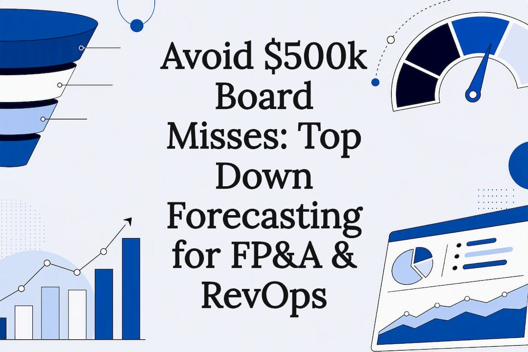 Top-down forecasting title card illustration