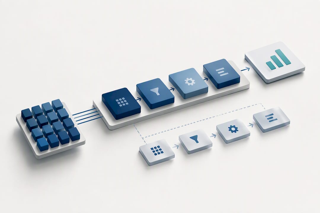 Fixed rules transforming CRM data into forecast score
