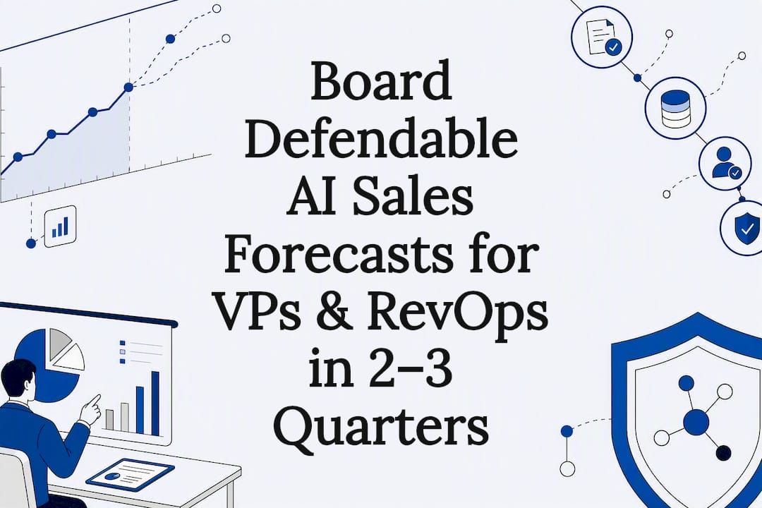 AI sales forecast title card illustration