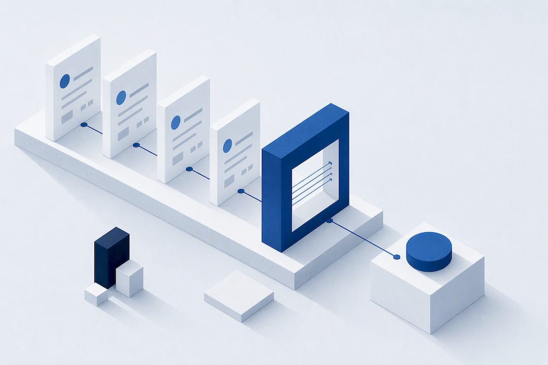 Isometric deterministic scoring title card